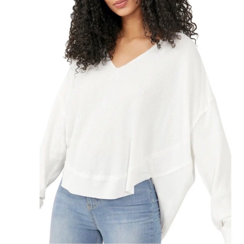 Free People We The Free Owen Oversized Thermal Shirt